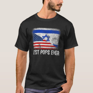 American Flag & Israel Flag Beste Pop je Familie T-Shirt