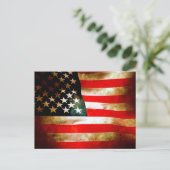 American Flag Items Postkarte (Stehend Vorderseite)