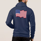 American Flag Jacket Hoodie (Rückseite)