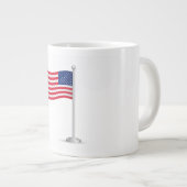 american flag Jumbo-Tasse (Vorderseite Rechts)