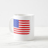 American flag kaffeetasse (Vorderseite Links)