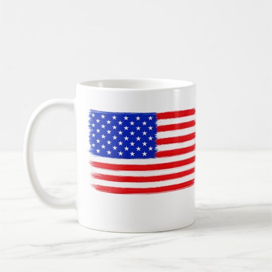 American flag kaffeetasse (Links)