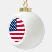 American Flag Keramik Kugel-Ornament (Rechts)