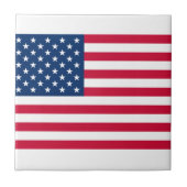 American Flag Keramik Tile Patriotic Fliese (Vorderseite)