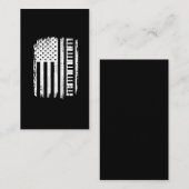 American Flag Keyboard Player Piano Music Pianist Visitenkarte (Vorne/Hinten)