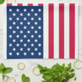 American Flag Kitetücher Geschirrtuch (Gefaltet)