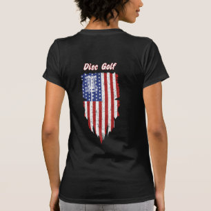 American Flag Korb Golf Basket T Shirt