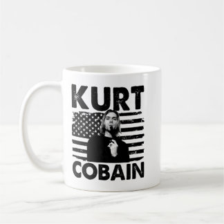 American Flag Kurt USA Cobain Music Gift Kaffeetasse