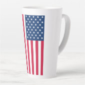 American Flag Latte Tasse (Rechte Ecke)