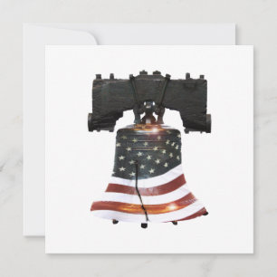 American Flag Liberty Bell Einladung