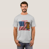 American Flag & Liberty Bell Independence Day URM T-Shirt (Vorne ganz)