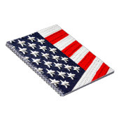 American Flag Light Display Notizblock (Rechte Seite)
