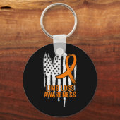 American Flag Limes Loss Awareness Hand Leg Ampute Schlüsselanhänger (Vorderseite)