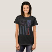 American Flag - Machine Worker T-Shirt (Vorne ganz)