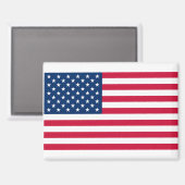 American Flag Magnet (Vorderseite/Rückseite)