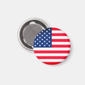 American Flag Magnet Gift - USA (Vorderseite/Rückseite)