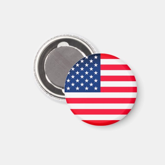 American Flag Magnet Gift - USA (Vorderseite/Rückseite)