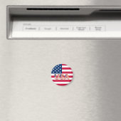 American Flag Magnet USA - Patriotic (In Situ (Geschirrspüler))