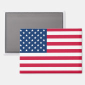 American Flag Magnet USA Patriotic Gift (Vorderseite/Rückseite)
