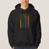 American Flag Mardi Gras Carnival Parade Party_1 Hoodie (Vorderseite)