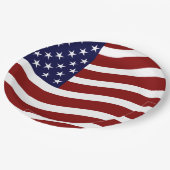 American Flag Mark 9" Party Teller - USA Prix (Schrägansicht)