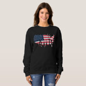 American Flag Mechanic Tools Sweatshirt (Vorne ganz)