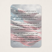 American Flag Memorial Foto Praetkarten (Rückseite)