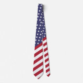 American Flag Men's Necktie Krawatte (Vorderseite)