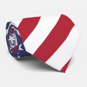American Flag Men's Necktie Krawatte (Gerollt)