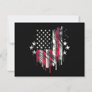 American Flag Mens USA Kleinkind American Flag 4. Feiertagskarte
