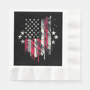 American Flag Mens USA Kleinkind American Flag 4. Serviette