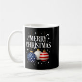 American Flag Merry Christmas Tree Baubles Us Patr Kaffeetasse (Links)