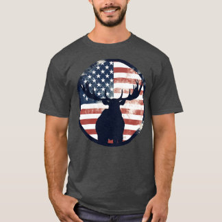 American Flag Moose 1 T-Shirt