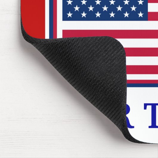 American Flag Mouse Pad - Benutzerdefiniert Mousepad (Ecke)