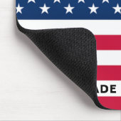 American Flag Mouse Pad Made in USA - Patriotic Mousepad (Ecke)