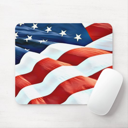 American Flag Mousepad (Mit Mouse)