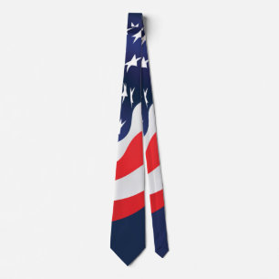 American Flag Neck Tie Krawatte