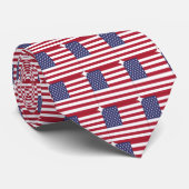American Flag Neck Tie Krawatte (Gerollt)
