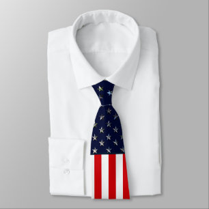 American Flag Neck Tie Krawatte