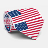 American Flag Neck Tie Krawatte (Gerollt)