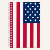 American Flag Notebook Notizblock (Vorderseite)