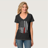American Flag Nurse Day  Idea T-Shirt (Vorderseite Vollansicht)