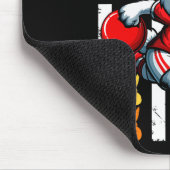 American Flag Oaster Eggs Bunny Playing Bowling Pl Mousepad (Ecke)