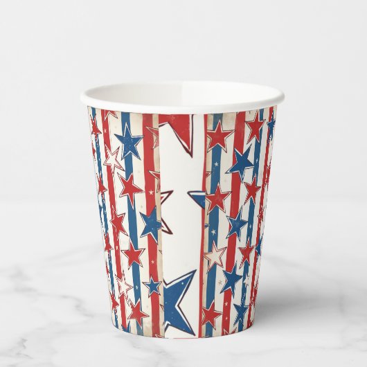 American Flag Paper Cup Pappbecher (Links)