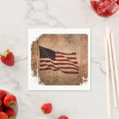 American Flag Paper Napkin Serviette (Beispiel)