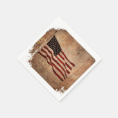 American Flag Paper Napkin Serviette (Ecke)