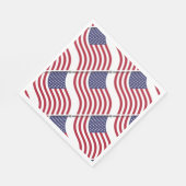 American Flag Paper Napkins Serviette (Ecke)