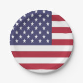 American Flag Paper Plate Pappteller (Vorderseite)