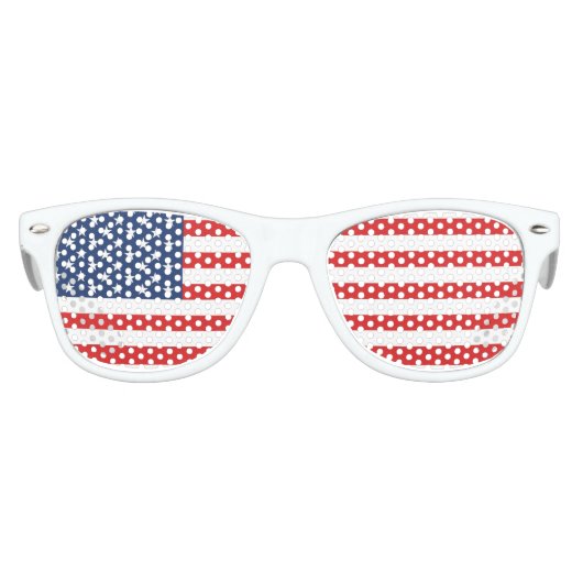 American Flag Party Glasses Partybrille (Vorderseite)