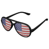 American Flag Party Shades Sunglasses Partybrille (Schrägansicht)